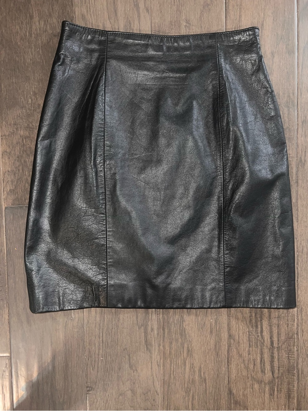 Wilson’s Leather Classic Black Leather Pencil Skirt